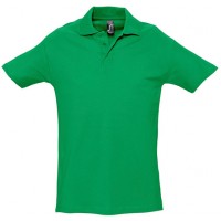 POLO PIQUÉ M/M 3 BOT SPRING VERDE PRADOS 